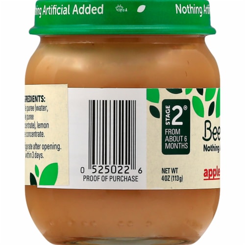 Beech-Nut Stage 2 Apple Baby Food Jar - Apple