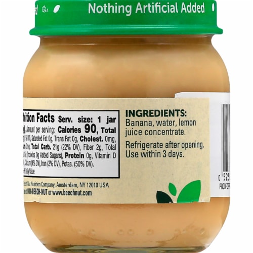 Beech-Nut Stage 2 Banana Baby Food Jar - Banana