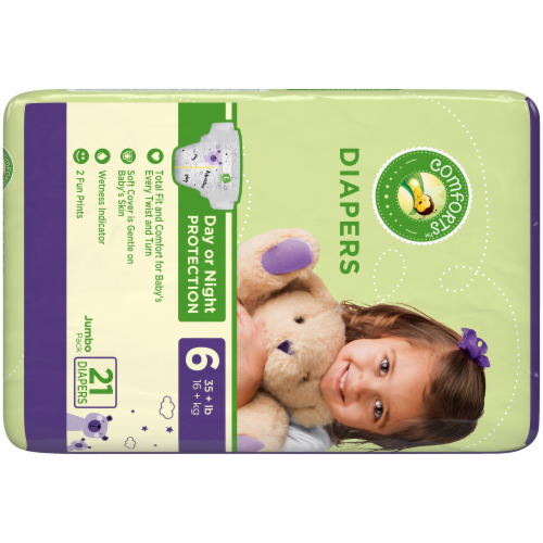 Comforts Day or Night Baby Diapers Size 6 - Size 6 / 21 count