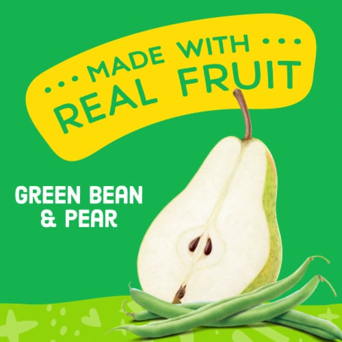 Comforts Stage 2 Green Bean and Pear Baby Food Puree Pouch - Green Bean and Pear