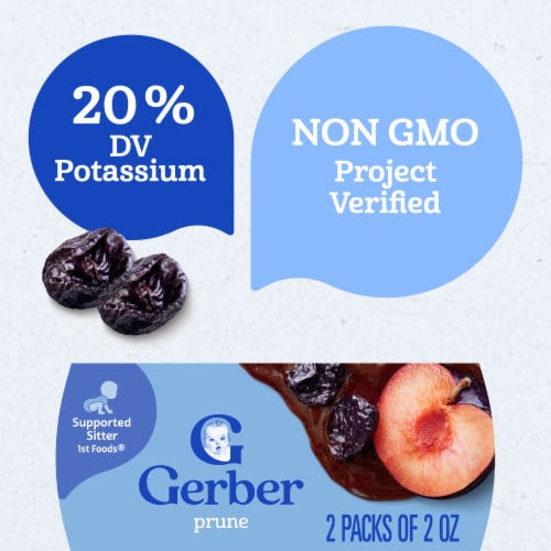 Gerber 1st Foods Baby Food Prune Tubs - Prune
