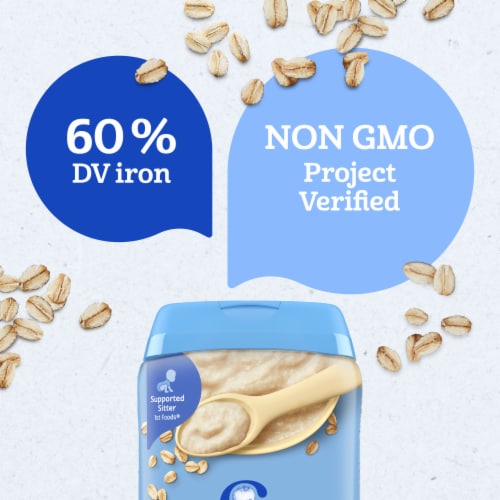 Gerber Banana Oatmeal Single Grain Cereal - Banana Oatmeal
