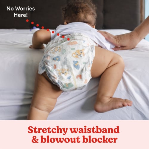 Huggies Little Movers Baby Diapers, Size 4 (22-37 lbs) - Size 4 / 22 Count