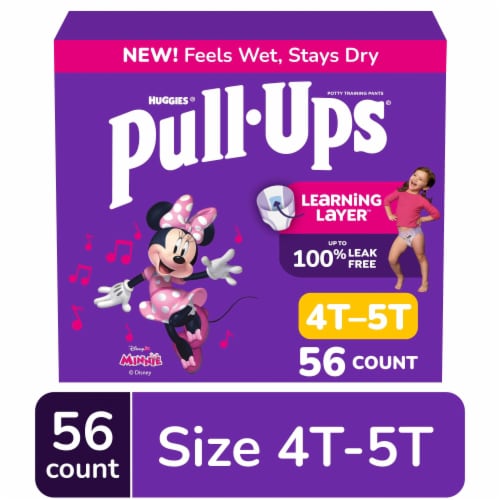 Pull-Ups Girls Potty Training Pants 4T-5T (38-50 lbs) - Girls 4T-5T / 56 ct