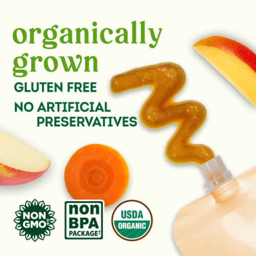 Simple Truth Organic Stage 2 Carrot Apple Mango Baby Food Pouch - Carrot Apple Mango