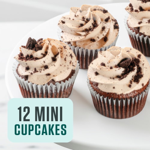 Bakery Fresh Vanilla Mini Cupcakes - Cookies & Crème