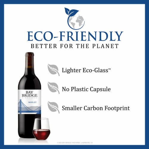 Bay Bridge Vineyards Merlot, Red Wine, 750ml - Bay Bridge Vineyards Merlot, Red Wine, 750ml