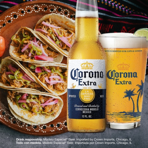 Corona Extra Mexican Lager Import Beer - 12 Bottles