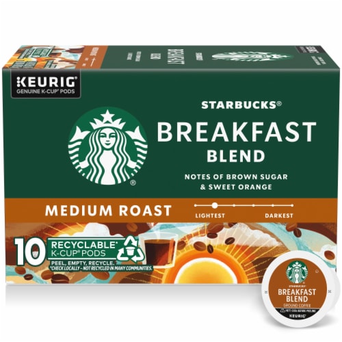 Starbucks Breakfast Blend Medium Roast K-Cup Coffee Pods - Starbucks Breakfast Blend Medium Roast K-Cup Coffee Pods