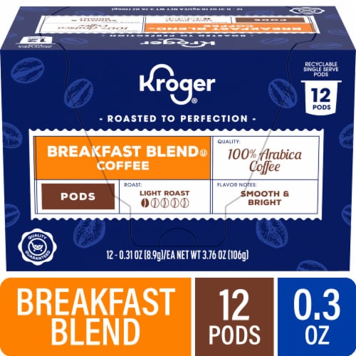 Kroger® Breakfast Blend Mild Roast Coffee Pods - Kroger® Breakfast Blend Mild Roast Coffee Pods