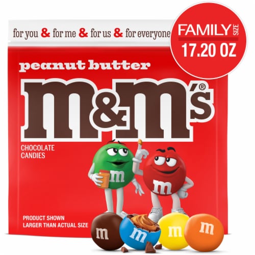 M&M'S Peanut Butter Milk Chocolate Candy Family Size Bag - 17.2 oz selected