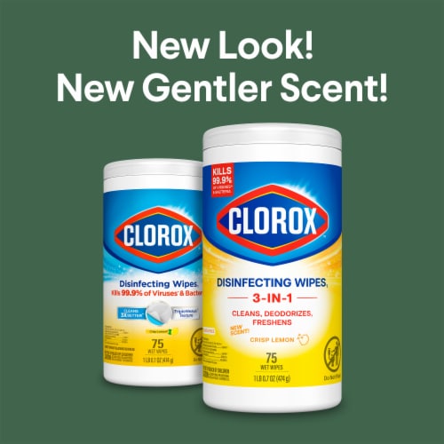 Clorox Disinfecting Wipes Crisp Lemon - Clorox Disinfecting Wipes Crisp Lemon