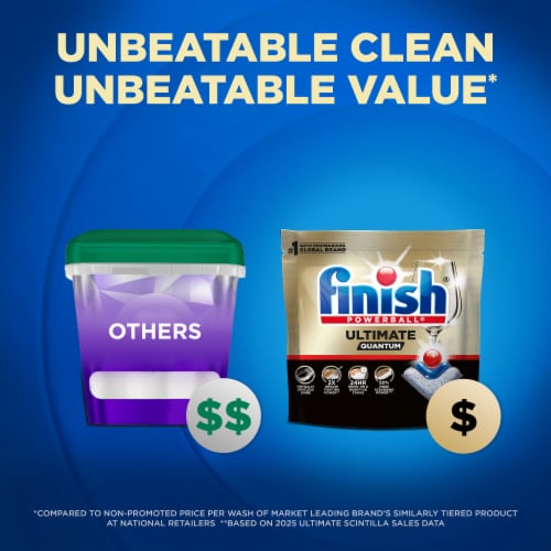 Finish Ultimate Quantum Dishwasher Detergent Pods - 11 ct