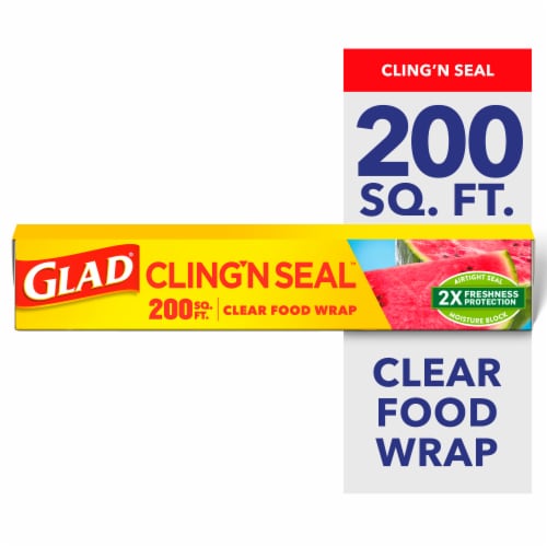 Glad Cling N Seal Plastic Food Wrap - Glad Cling N Seal Plastic Food Wrap
