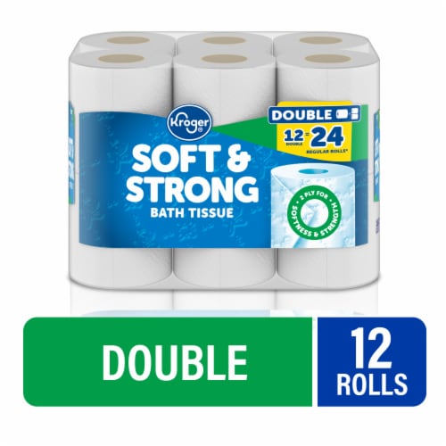 KrogerĀ® Soft & Strong Toilet Paper Double Roll - KrogerĀ® Soft & Strong Toilet Paper Double Roll