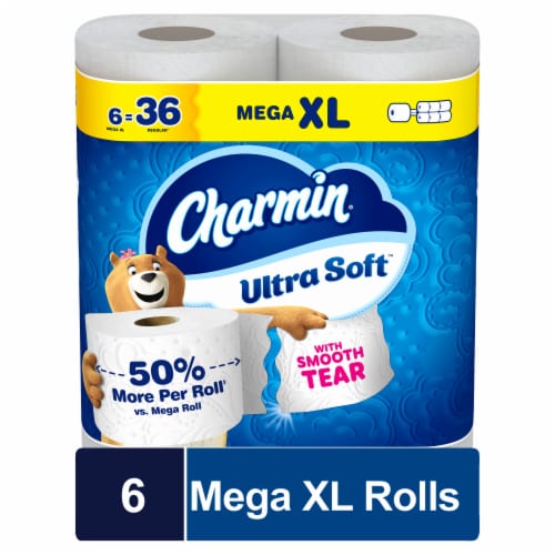 Charmin Ultra Soft Toilet Paper 6 Mega XL Rolls - 6 rolls