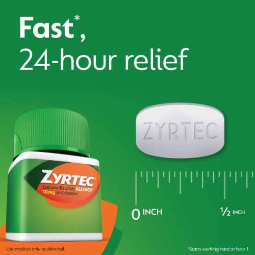 Zyrtec Allergy Tablets 10 mg 30 Count - 1 ea