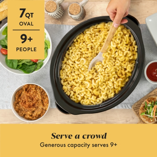 Crock-Pot® 7-Quart Manual Slow Cooker, Stainless Steel - Crock-Pot® 7-Quart Manual Slow Cooker, Stainless Steel