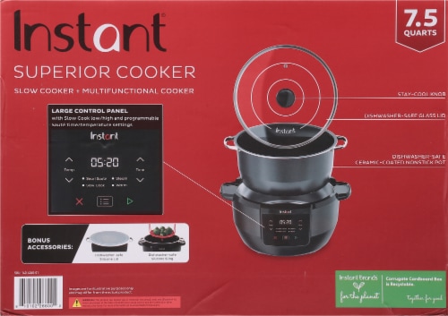 Instant Brands Superior Cooker 7.5 qt - Instant Brands Superior Cooker 7.5 qt