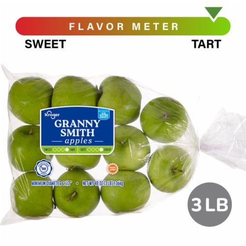 Large Granny Smith Apple - Each - 3 lb, front