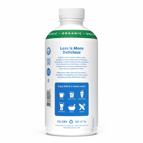 MALK Unsweetened Almond Organic Milk - MALK Unsweetened Almond Organic Milk