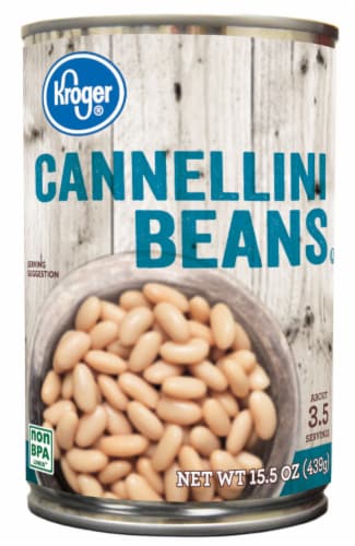 Kroger Cannellini Beans - 15.5oz can - Kroger Cannellini Beans - 15.5oz can