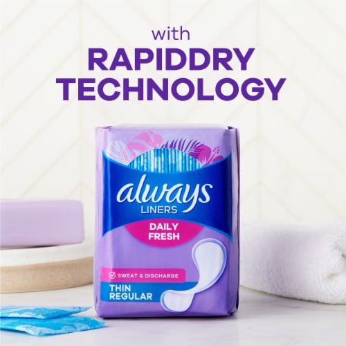 Always Daily Fresh Liners Regular Absorbency - Always Daily Fresh Liners Regular Absorbency