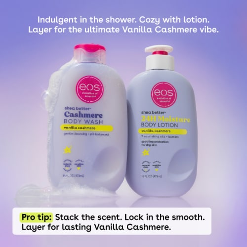 EOS Vanilla Cashmere Shea Better Cashmere Body Wash - EOS Vanilla Cashmere Shea Better Cashmere Body Wash
