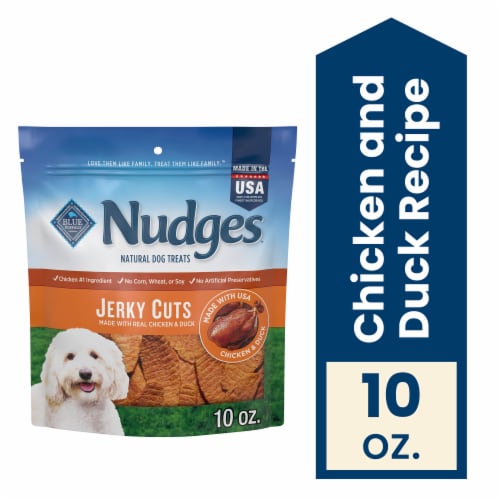 Blue Buffalo Nudges Jerky Cuts Natural Chicken and Duck Dog Treats - Blue Buffalo Nudges Jerky Cuts Natural Chicken and Duck Dog Treats