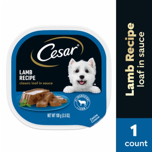 Cesar Adult Soft Wet Dog Food Lamb Recipe Classic Loaf in Sauce - Cesar Adult Soft Wet Dog Food Lamb Recipe Classic Loaf in Sauce