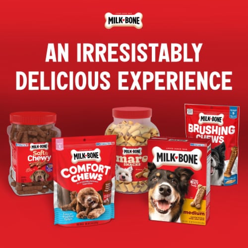 Milk-Bone GravyBones Dog Biscuits, Gravy Coated Small Dog Treats, 19 Oz. Box - Milk-Bone GravyBones Dog Biscuits, Gravy Coated Small Dog Treats, 19 Oz. Box