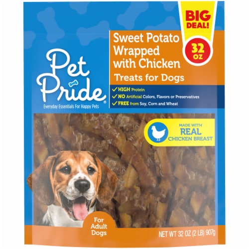 Pet Pride® Sweet Potato Wrapped with Chicken Jerky Dog Treats BIG DEAL! - Pet Pride® Sweet Potato Wrapped with Chicken Jerky Dog Treats BIG DEAL!