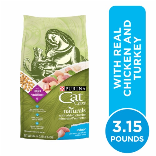 Purina Cat Chow Naturals Indoor Dry Cat Food Real Chicken & Turkey - Purina Cat Chow Naturals Indoor Dry Cat Food Real Chicken & Turkey