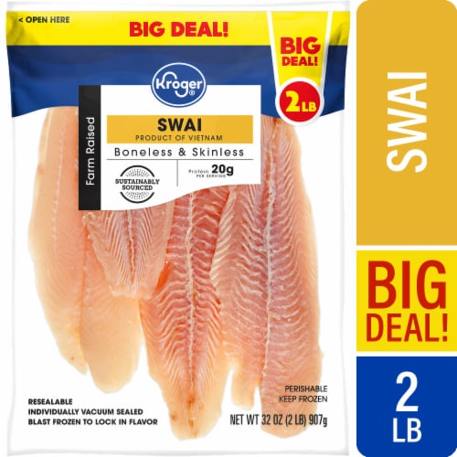 Kroger® Wild Caught Pink Salmon Fillets Frozen BIG DEAL! - Swai